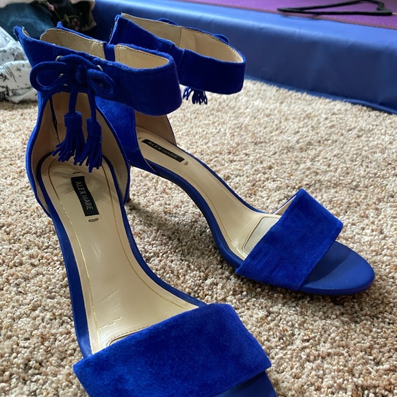 Blue Alex Marie Heels - Picture 1 of 3